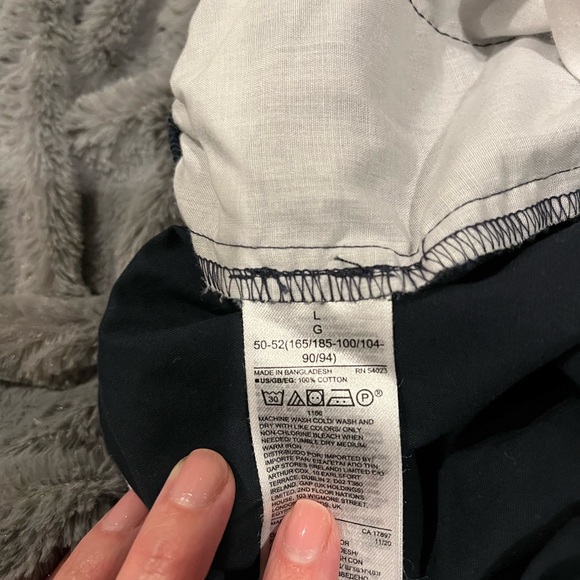 Gap mens 9” navy easy short size large - Picture 6 of 9